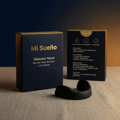 Coloca el Dilatador Nasal